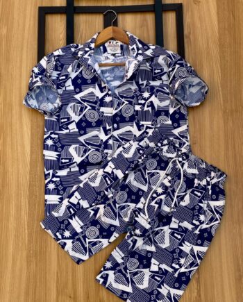 LP SUMMER SPECIAL CORD SET FOR MEN SHIRT+Nikker combo Cotton