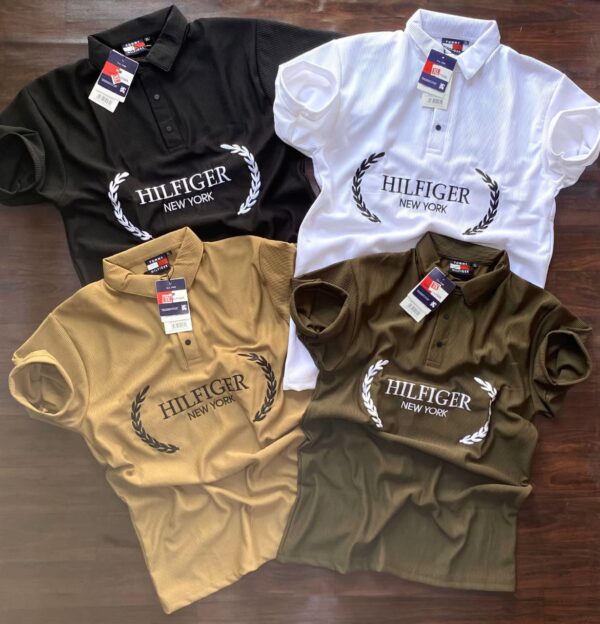 Top Quality Tommy Hilfiger T-Shirt – Imported Cotton Cauterize Fabric - Image 2