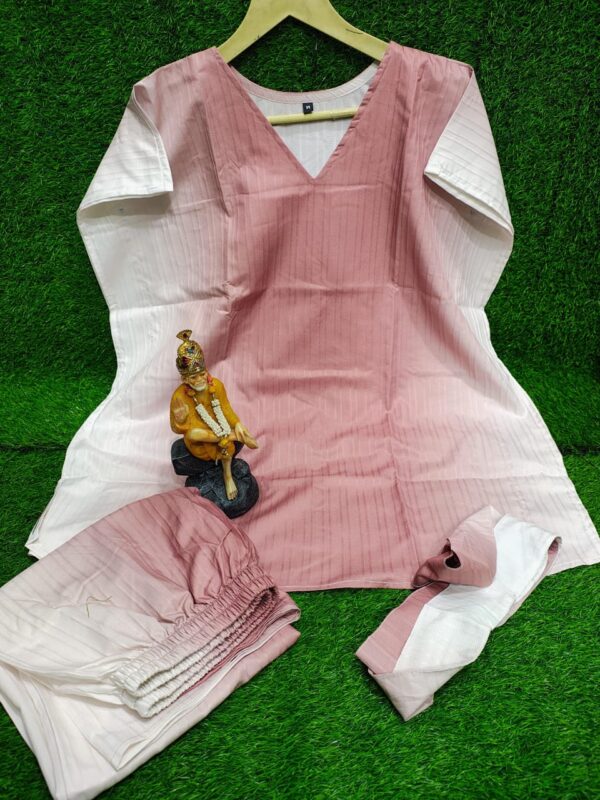 Western Cord Set – Premium Sugar Cane Fabric (Top + Pant) - Image 3