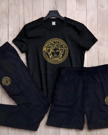 Versace Dryfit T-Shirt, Lower, Shorts Combo