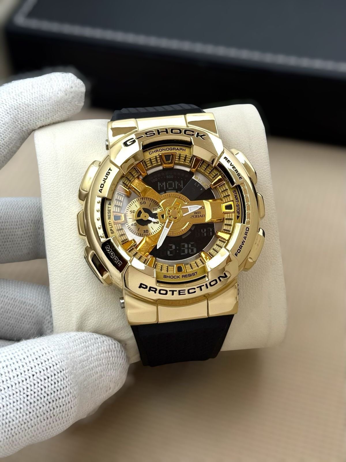 G-Shock Analog Digital Watch-Gold